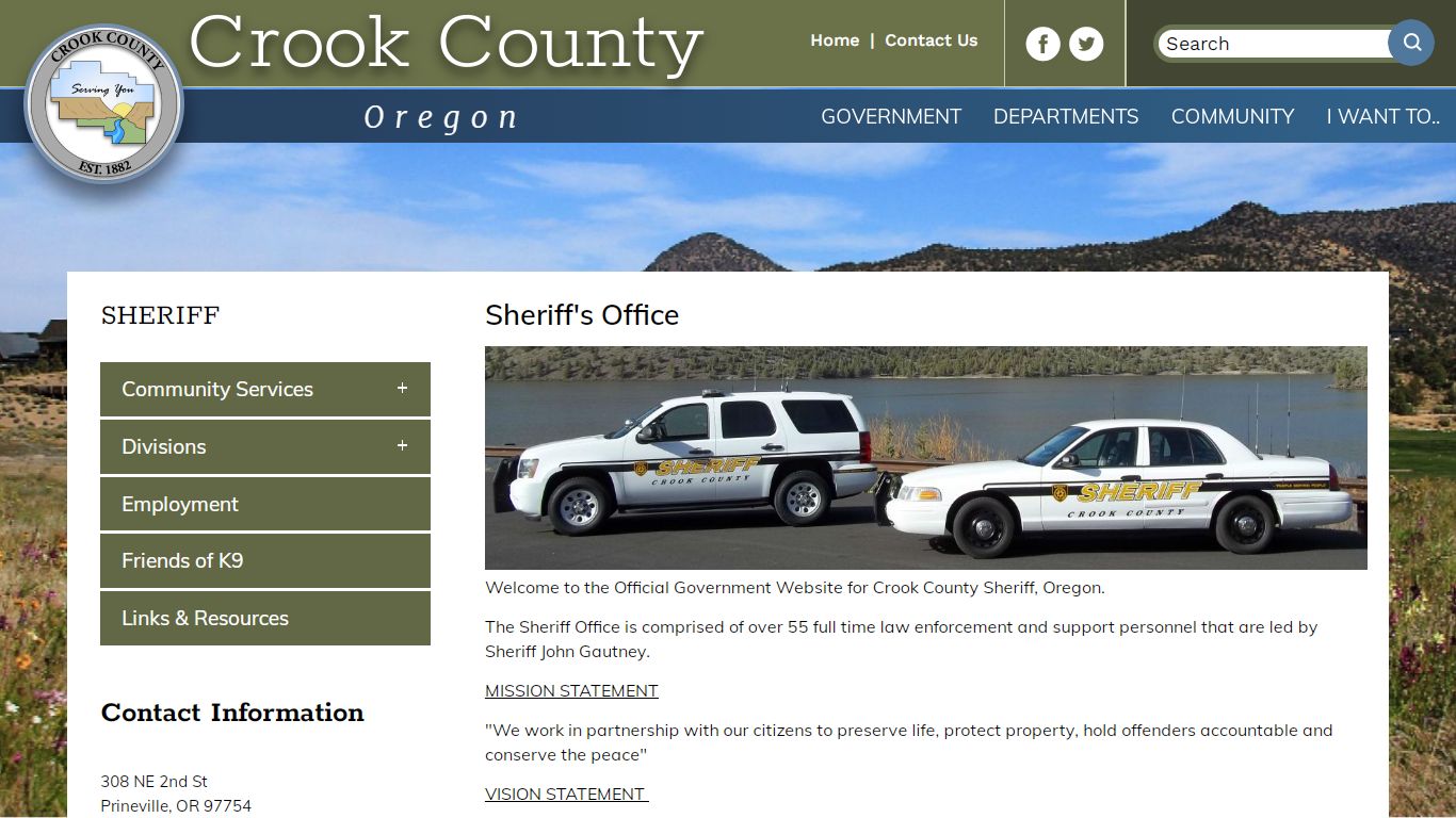 Sheriff's Office | Crook County Oregon